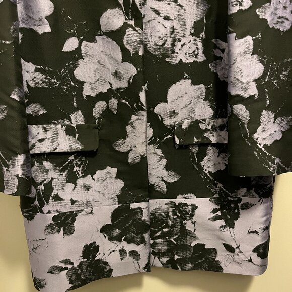 Max & Co Lilac Floral Overcoat - Picture 4 of 8